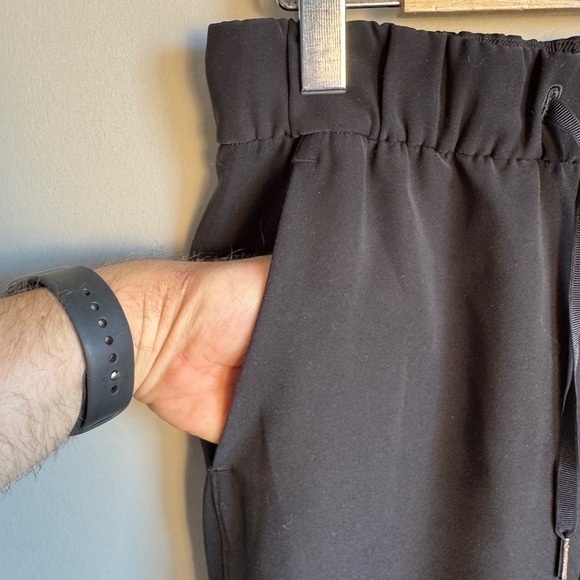 Lululemon On The Fly Pant Woven Black Women's 6 Drawstring Athletic Activewear - Picture 3 of 11